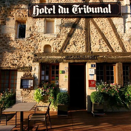 Logis - Hotel & Restaurant Du Tribunal Mortagne-au-Perche Exterior foto